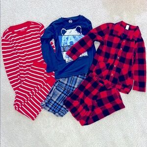 Red and Blue Kids Pajama Set